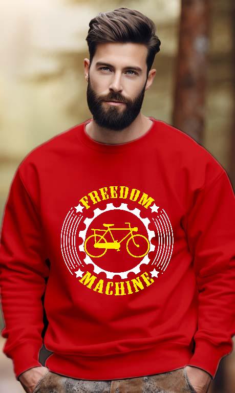 Freedom Machine Biciklis  - Biciklis Férfi Pulóver