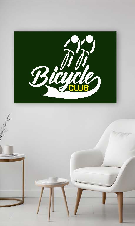 Bicycle club Biciklis - Biciklis Vászonkép