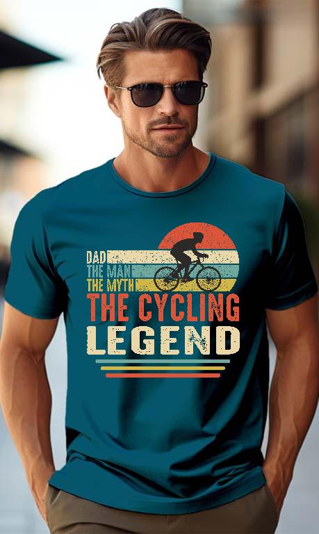 The Cycling Legend Biciklis - Biciklis Férfi Prémium Póló