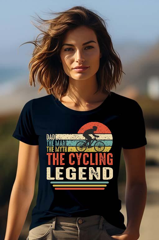 The Cycling Legend Biciklis - Biciklis Női Prémium Póló