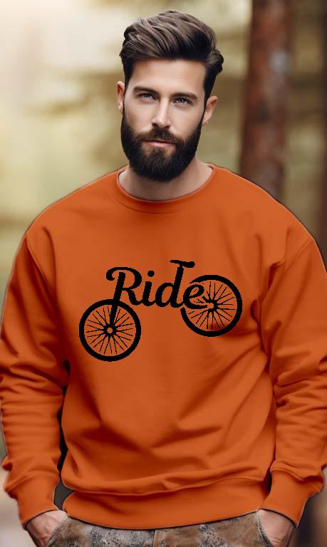 Ride Biciklis  - Biciklis Férfi Pulóver