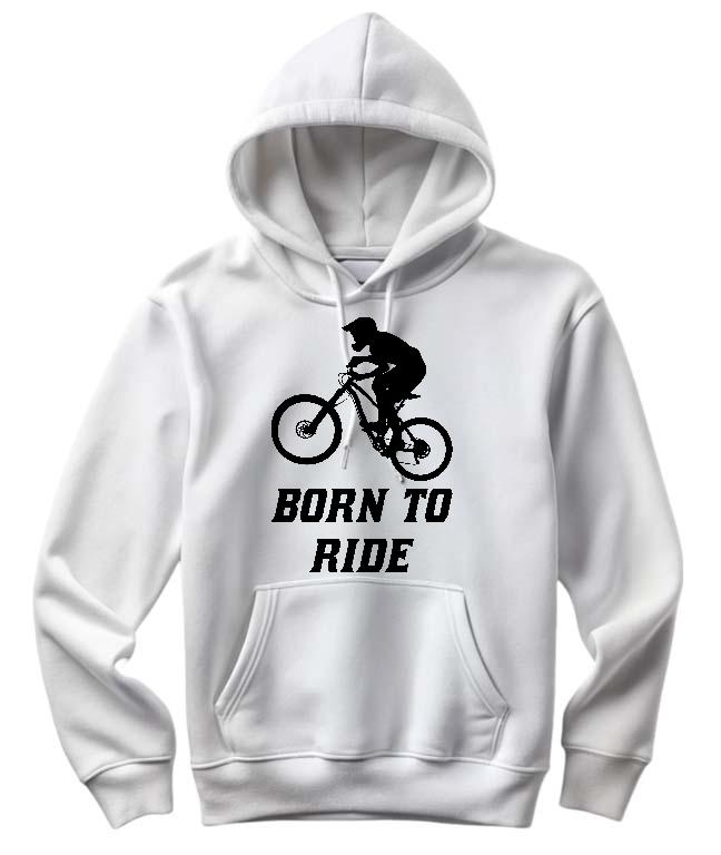 Born to Ride Biciklis - Biciklis Női Kapucnis Pulóver