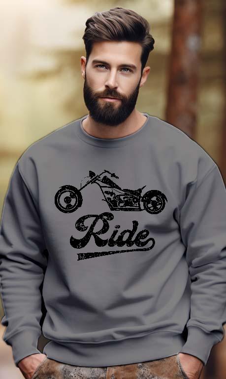 Ride Motoros - Motoros Férfi Pulóver