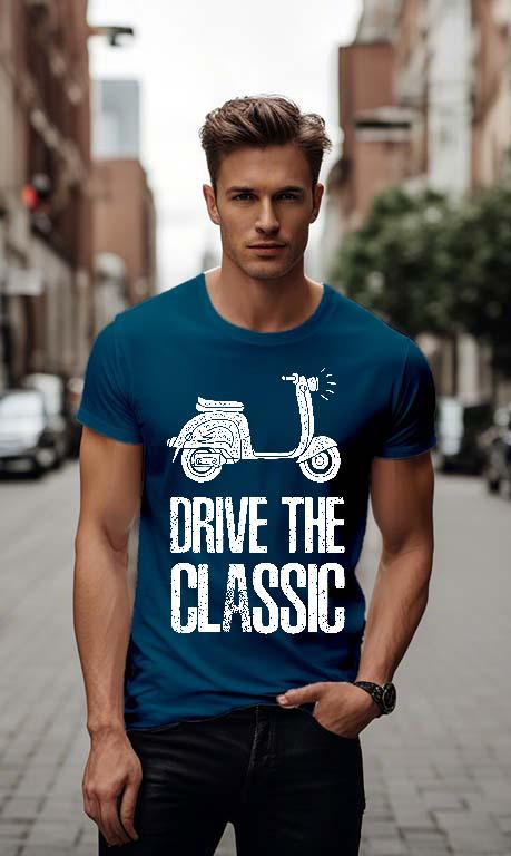 Drive The Classic Motoros - Motoros Férfi Környakú Póló