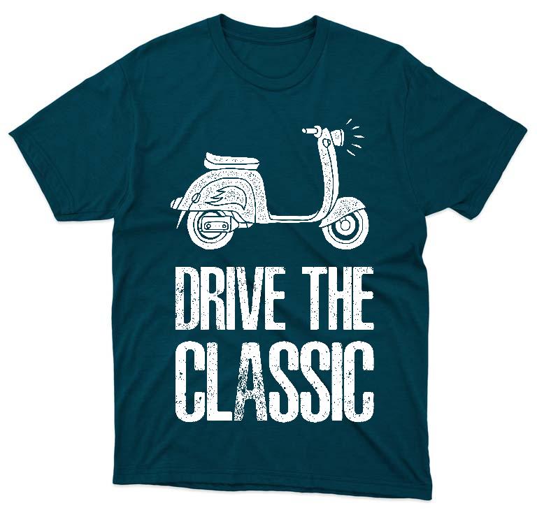 Drive The Classic Motoros - Motoros Férfi Környakú Póló