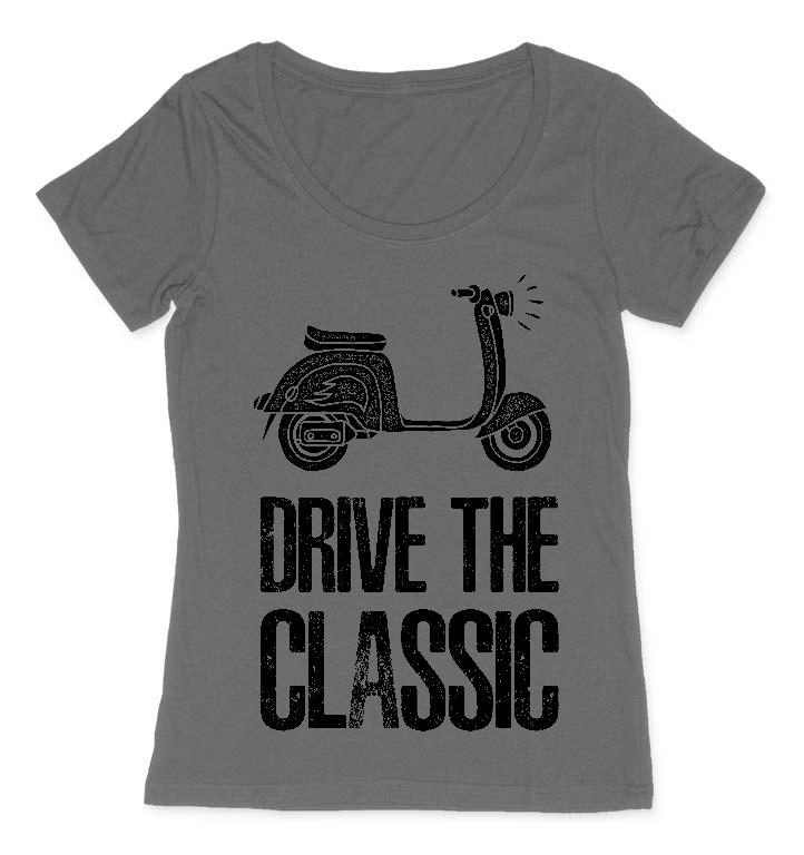 Drive The Classic Motoros - Motoros Női O-nyakú Póló