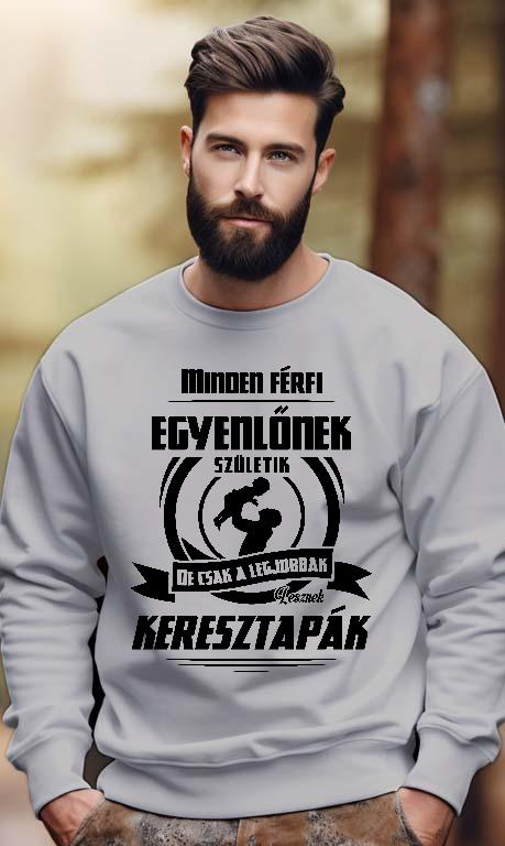 Minden Férfi Keresztapás  - Keresztapa Férfi Pulóver