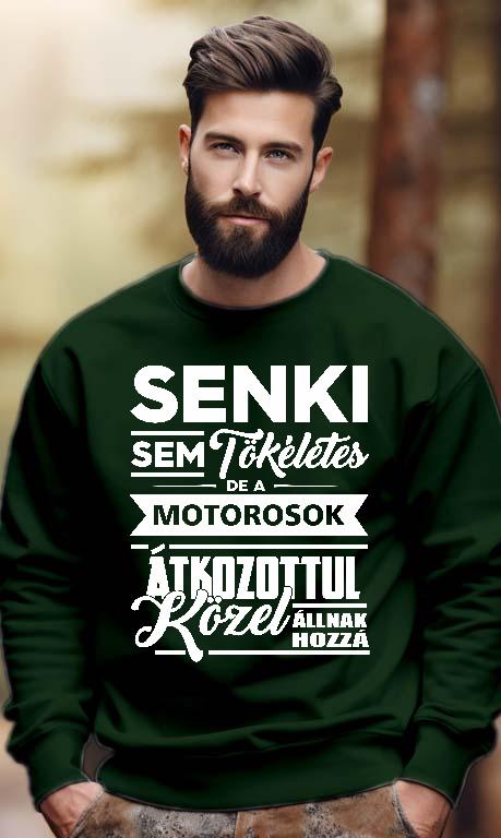 Senki Sem Tökéletes de a Motorosok - Motoros Férfi Pulóver