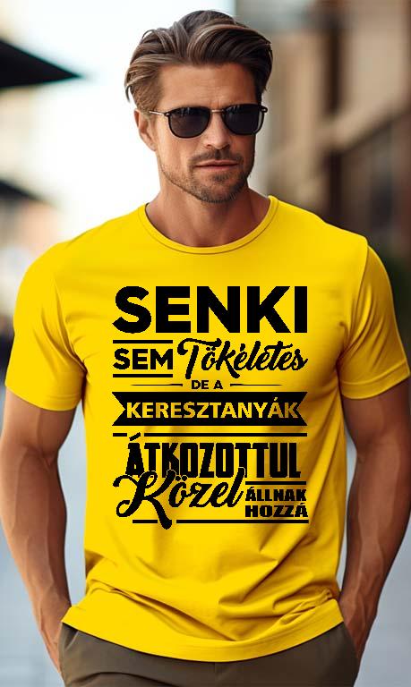 Senki sem tökéletes de a Keresztanyák - Keresztanya Férfi Prémium Póló