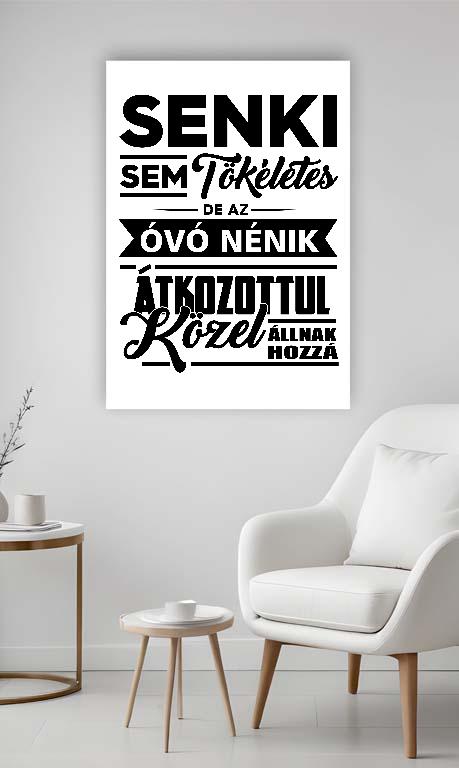 Senki sem Tökéletes de az Óvó Nénik - Óvónő Vászonkép