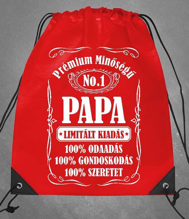 Prémium minőségű Papa  - Papa Tornazsák