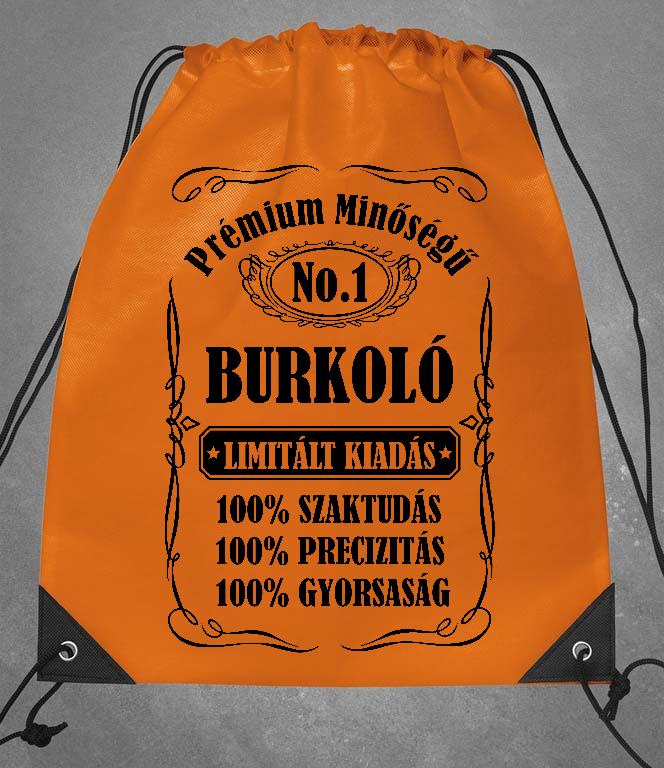 Prémium minőségű Burkoló - Burkoló Tornazsák