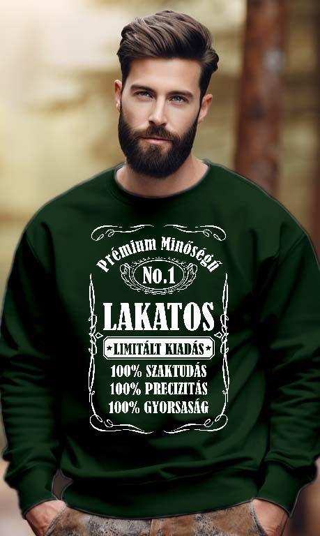 Prémium minőségű Lakatos - Lakatos Férfi Pulóver