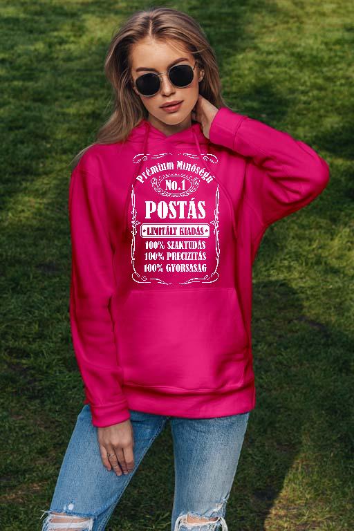 Prémium minőségű Postás - Postás Női Kapucnis Pulóver