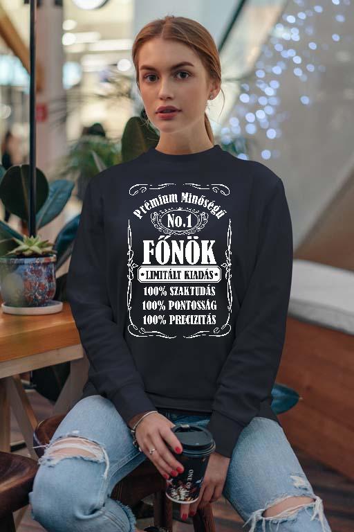 Prémium minőségű Főnök - Főnök Női Pulóver