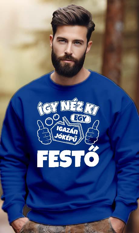 Igazán Jóképű Festő  - Festő Férfi Pulóver
