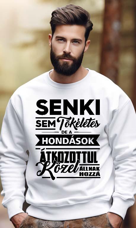 Senki sem Tökéletes de a Hondások - Honda Férfi Pulóver