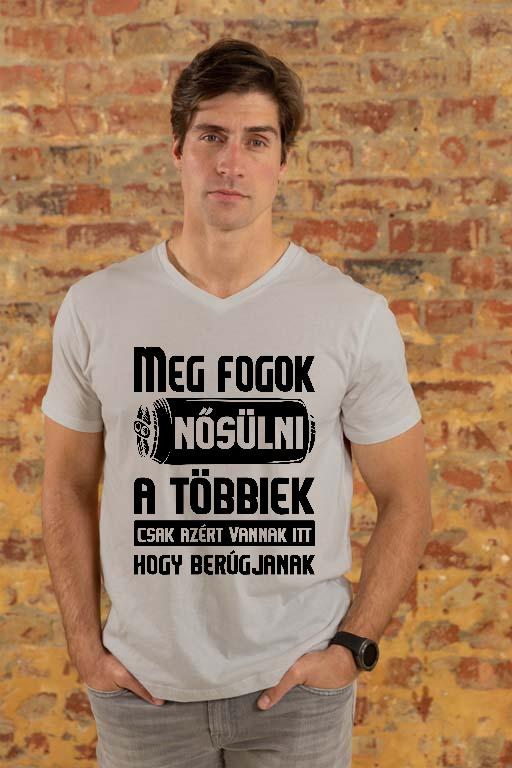 Megnősülök Legénybúcsú  - Legénybúcsú Férfi V-nyakú Póló