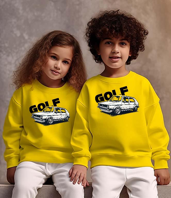 Volkswagen Golf 1 style1 - Volkswagen Golf 1 Gyerek Pulóver