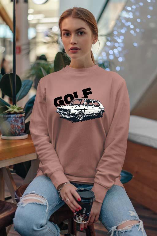 Volkswagen Golf 1 style1 - Volkswagen Golf 1 Női Pulóver