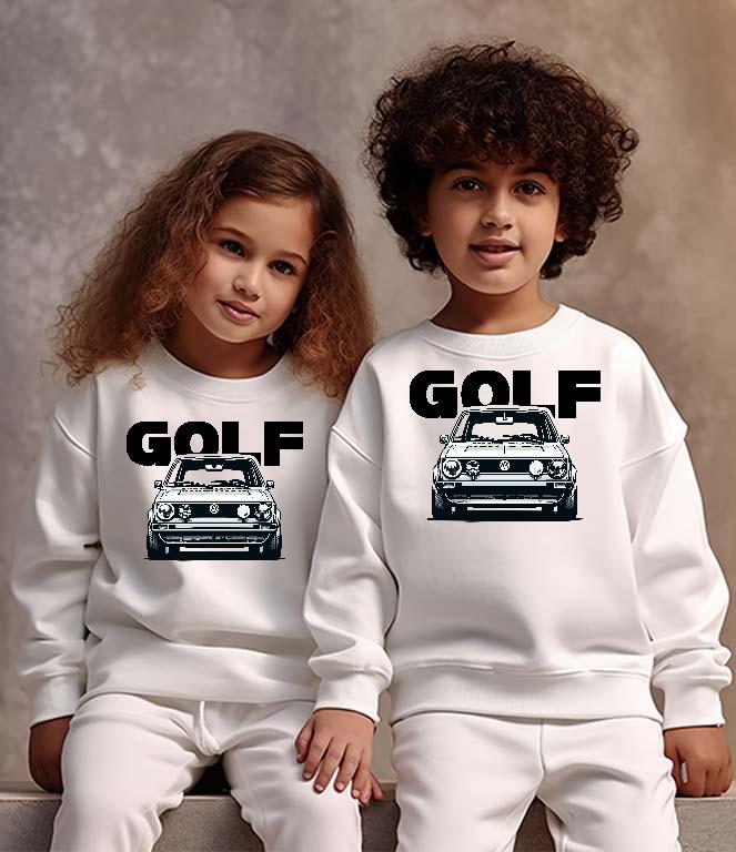 Volkswagen Golf 1 style2 - Volkswagen Golf 1 Gyerek Pulóver