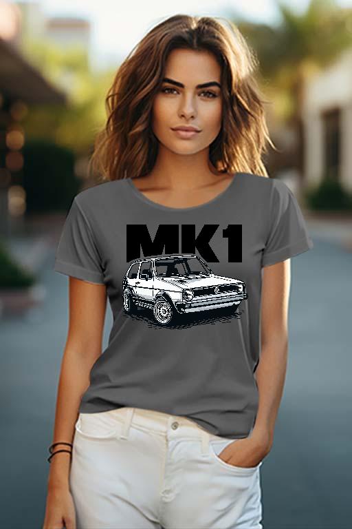 Volkswagen Golf 1 mk1 style4 - Volkswagen Golf 1 Női O-nyakú Póló