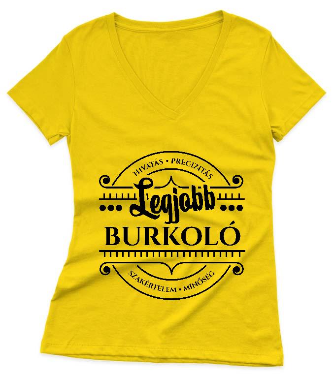 Legjobb Burkoló - Burkoló Női V-nyakú Póló