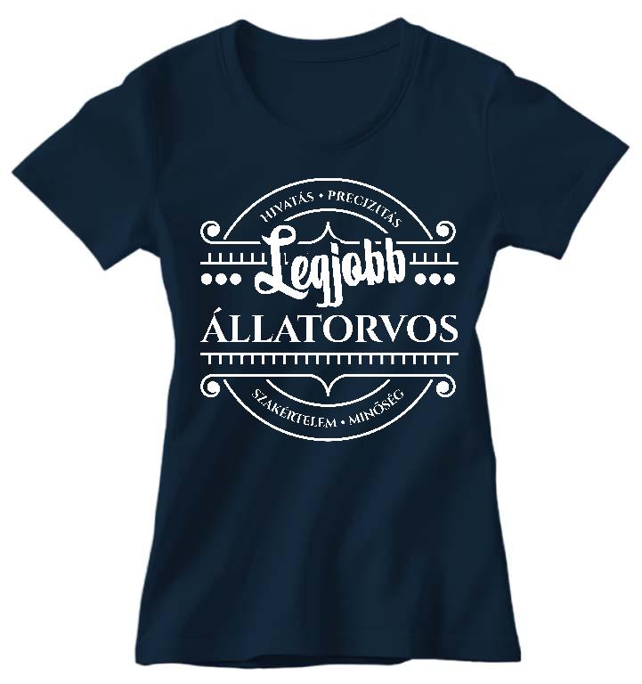 Legjobb Állatorvos - Állatorvos Női Környakú Póló