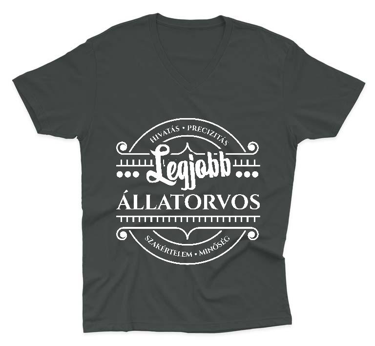 Legjobb Állatorvos - Állatorvos Férfi V-nyakú Póló