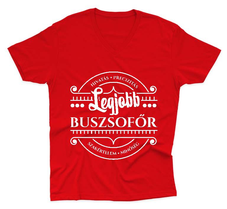 Legjobb Buszsofőr - Buszsofőr Férfi V-nyakú Póló