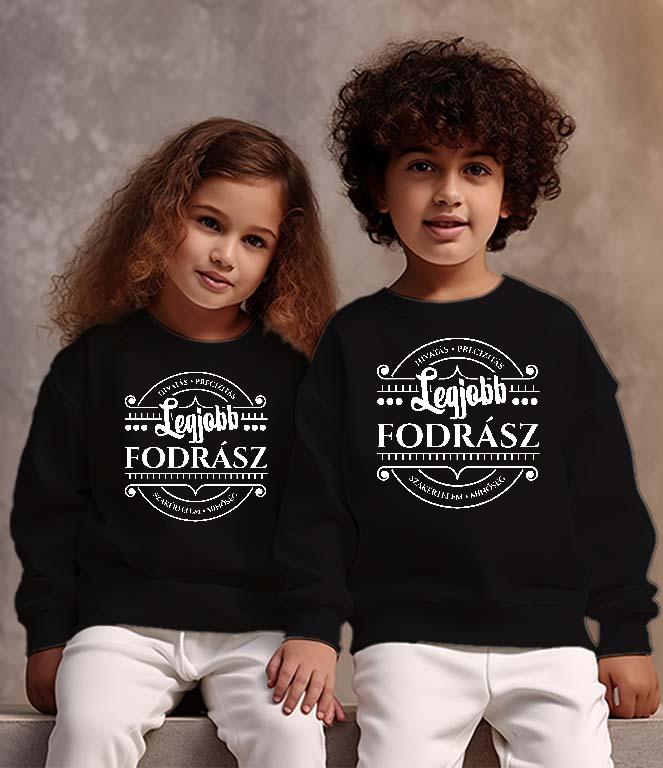 Legjobb Fodrász - Fodrász Gyerek Pulóver