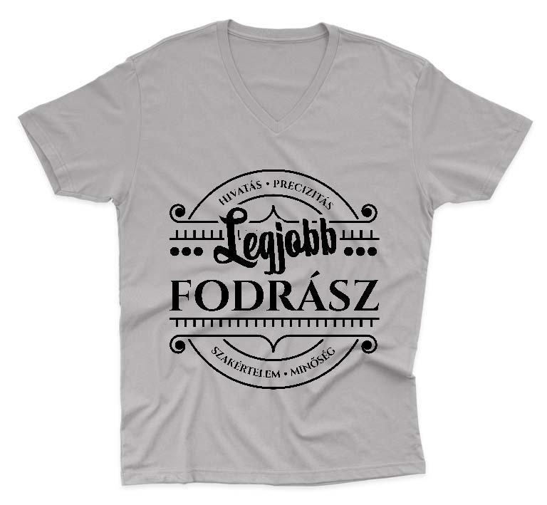 Legjobb Fodrász - Fodrász Férfi V-nyakú Póló