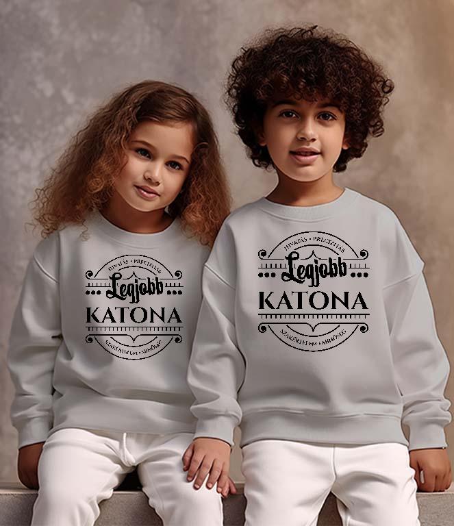 Legjobb Katona - Katona Gyerek Pulóver