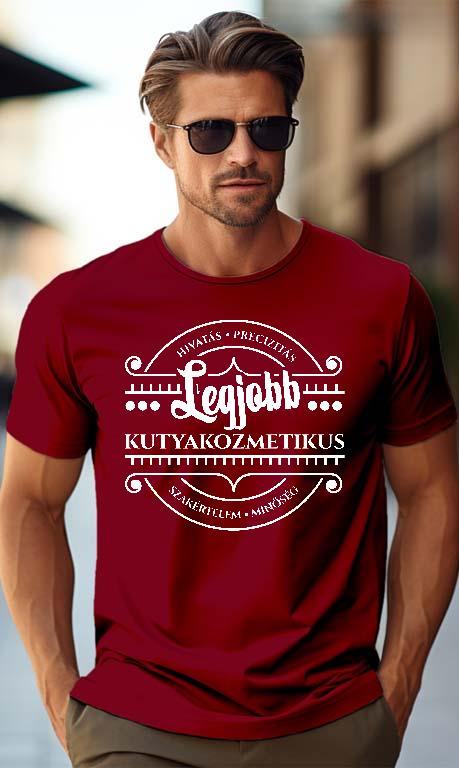 Legjobb Kutyakozmetikus - Kutyakozmetikus Férfi Prémium Póló