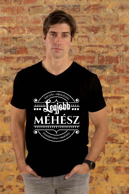 Legjobb Méhész - Méhész Férfi V-nyakú Póló