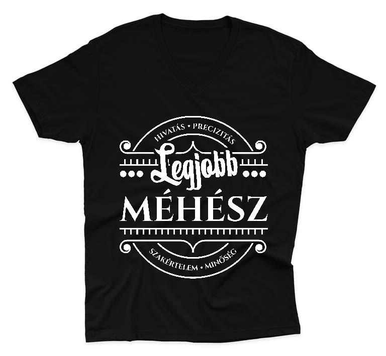 Legjobb Méhész - Méhész Férfi V-nyakú Póló