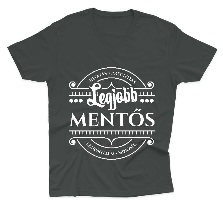 Legjobb Mentős - Mentős Férfi V-nyakú Póló