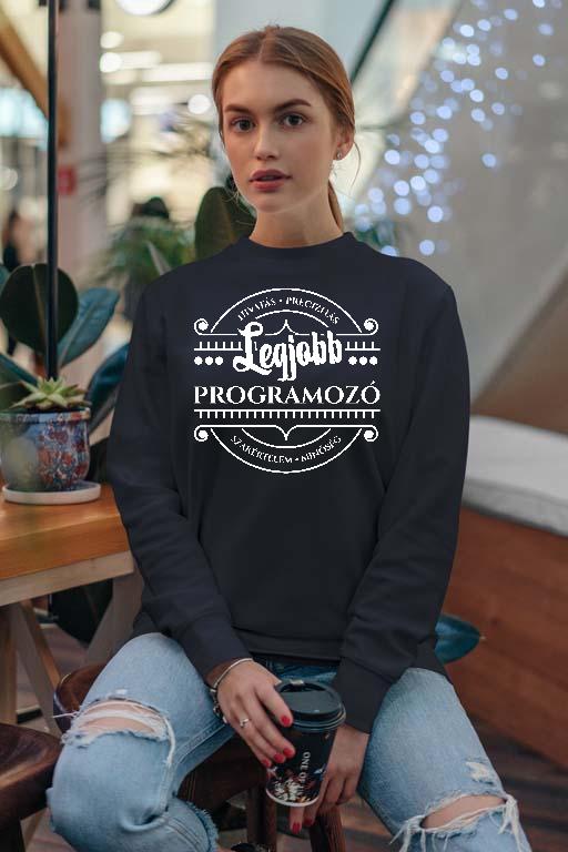 Legjobb Programozó - Programozó Női Pulóver