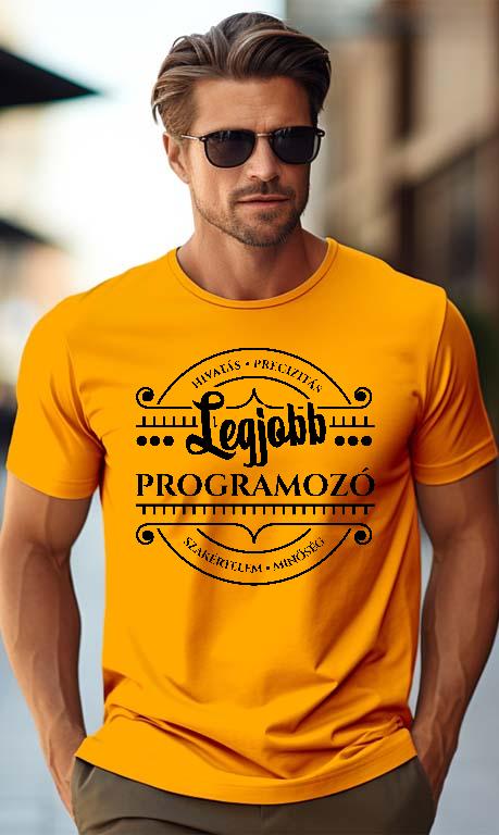 Legjobb Programozó - Programozó Férfi Prémium Póló