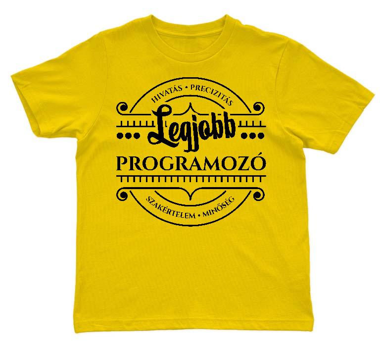 Legjobb Programozó - Programozó Gyerek Környakú Póló