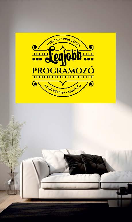 Legjobb Programozó - Programozó Poszter