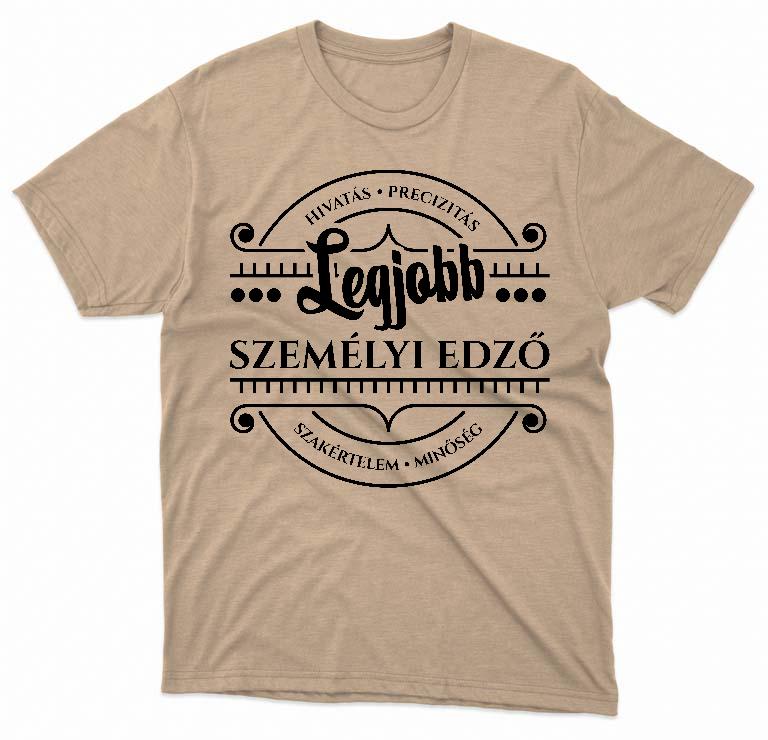 Legjobb Személyi edző - Személyi edző Férfi Környakú Póló