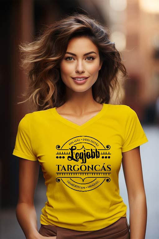 Legjobb Targoncás - Targoncás Női V-nyakú Póló
