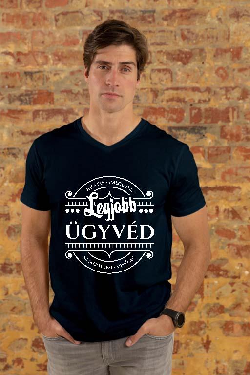 Legjobb Ügyvéd - Ügyvéd Férfi V-nyakú Póló
