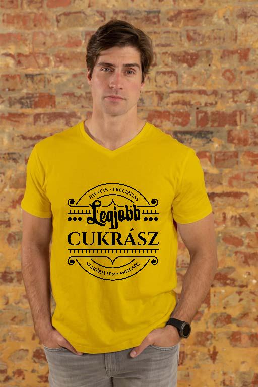 Legjobb Cukrász - Cukrász Férfi V-nyakú Póló