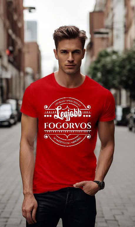 Legjobb Fogorvos - Fogorvos Férfi Környakú Póló