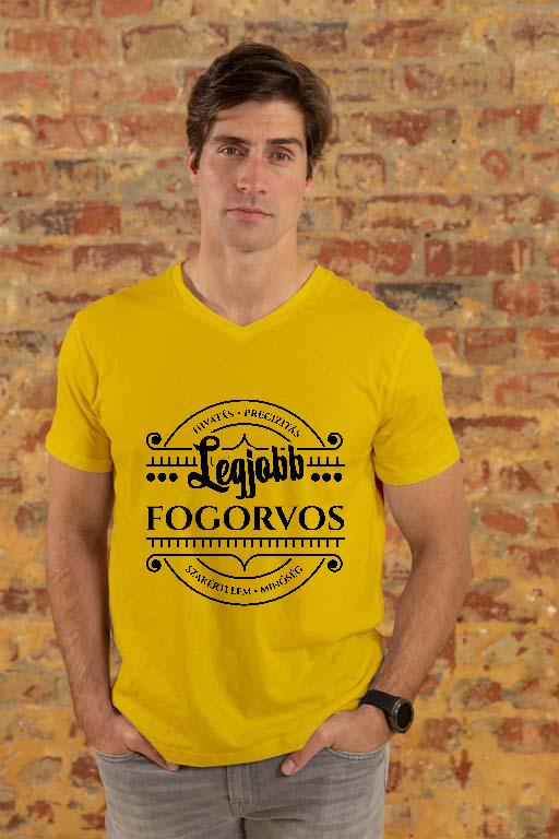 Legjobb Fogorvos - Fogorvos Férfi V-nyakú Póló