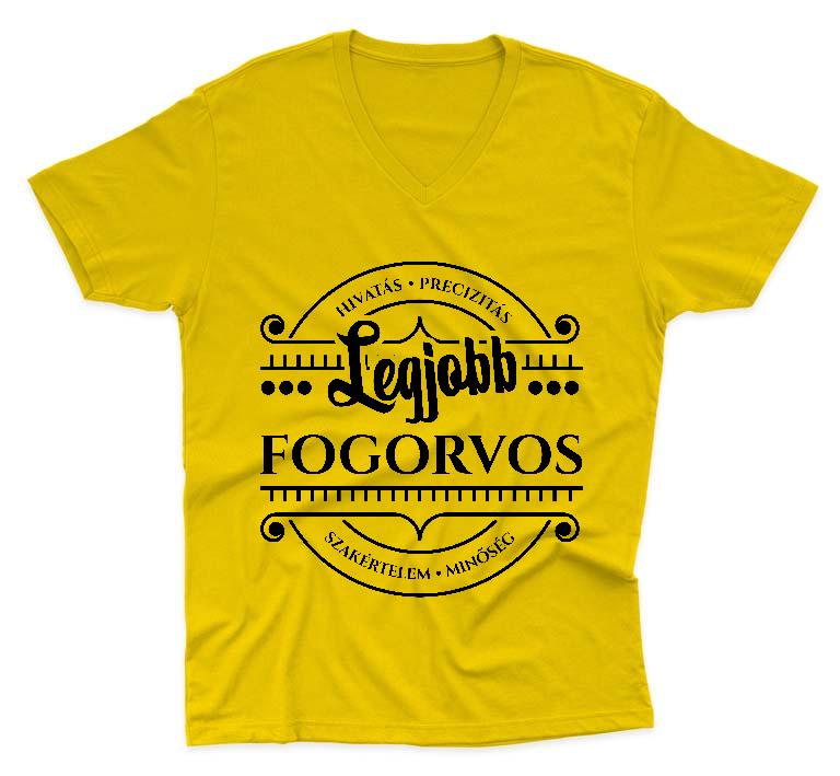 Legjobb Fogorvos - Fogorvos Férfi V-nyakú Póló