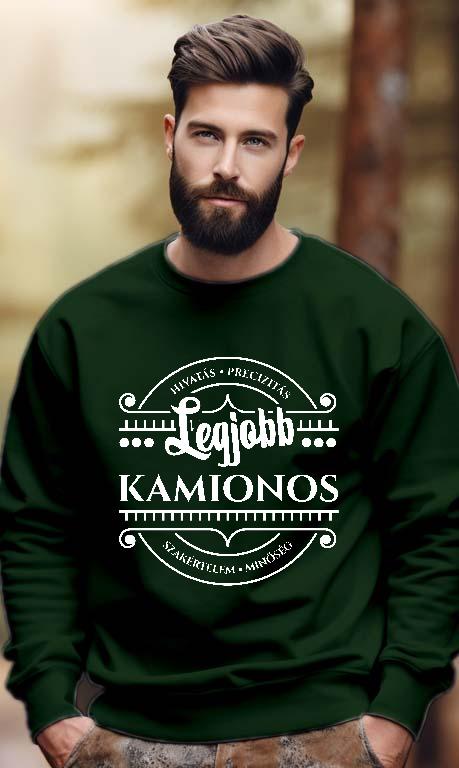Legjobb Kamionos - Kamionos Férfi Pulóver