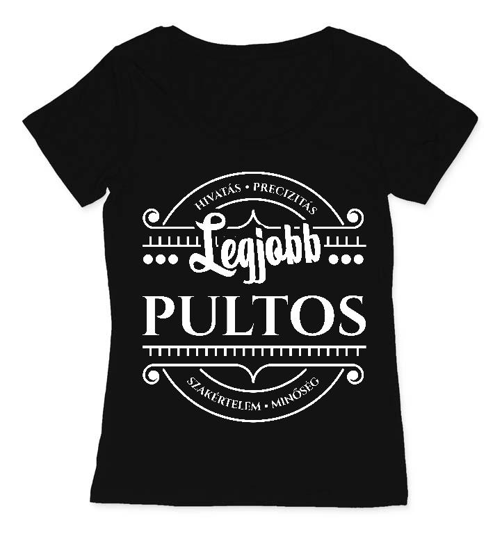 Legjobb Pultos - Pultos Női O-nyakú Póló